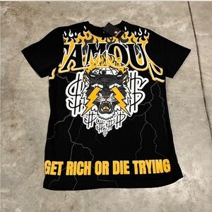 Southpole Y2K Style Black Graphic T-Shirt Men’s Small NWT